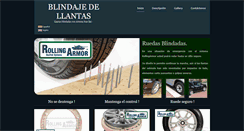 Desktop Screenshot of llantasblindadas.com